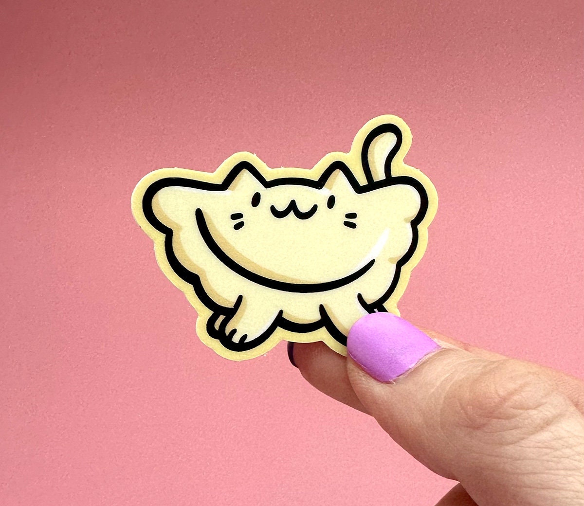Pierogi Cat Mini Sticker