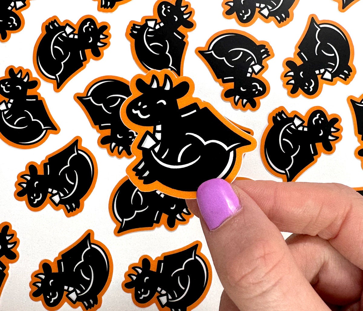 Black Dragon Mini Sticker
