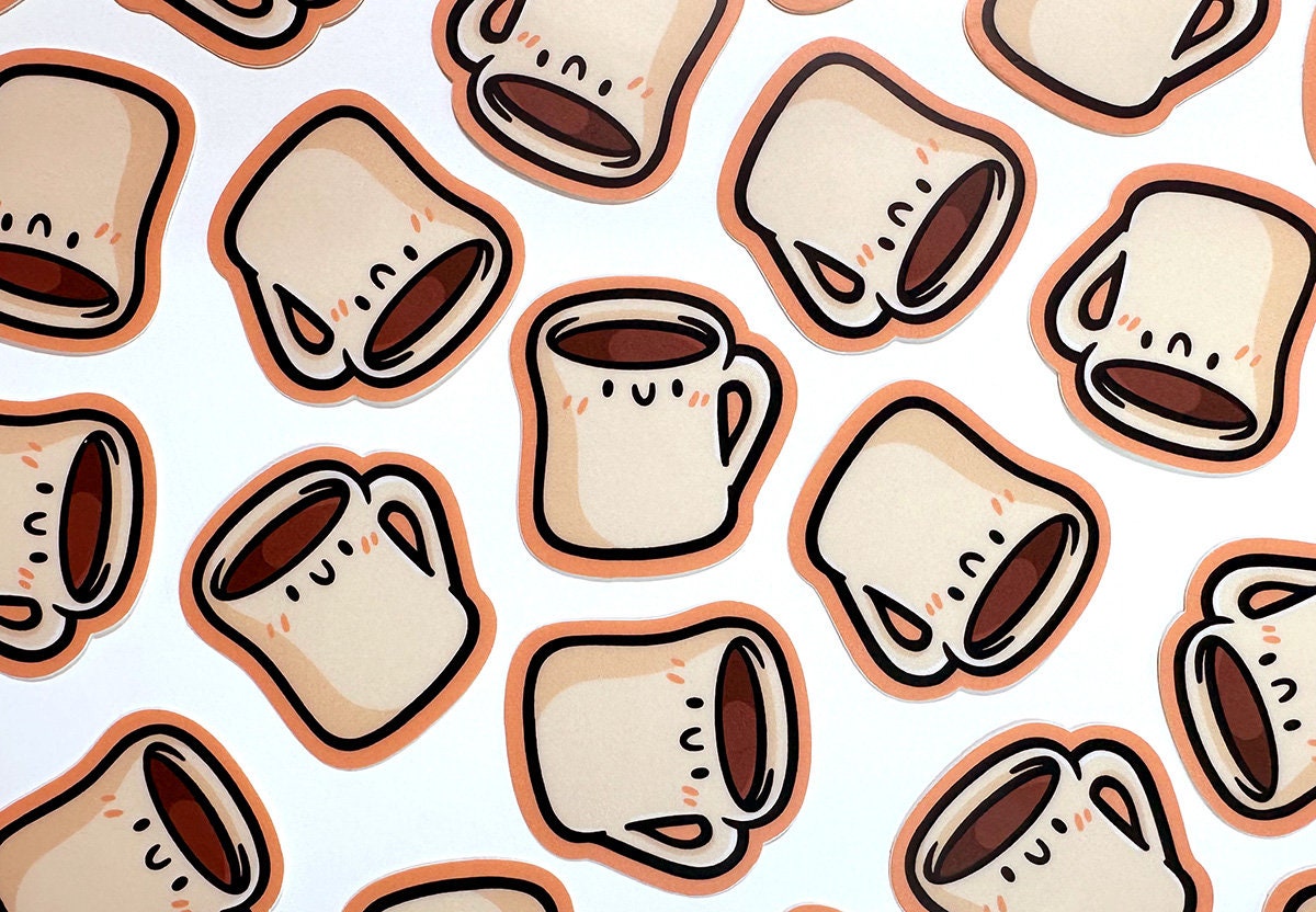 Coffee Cup Mini Sticker
