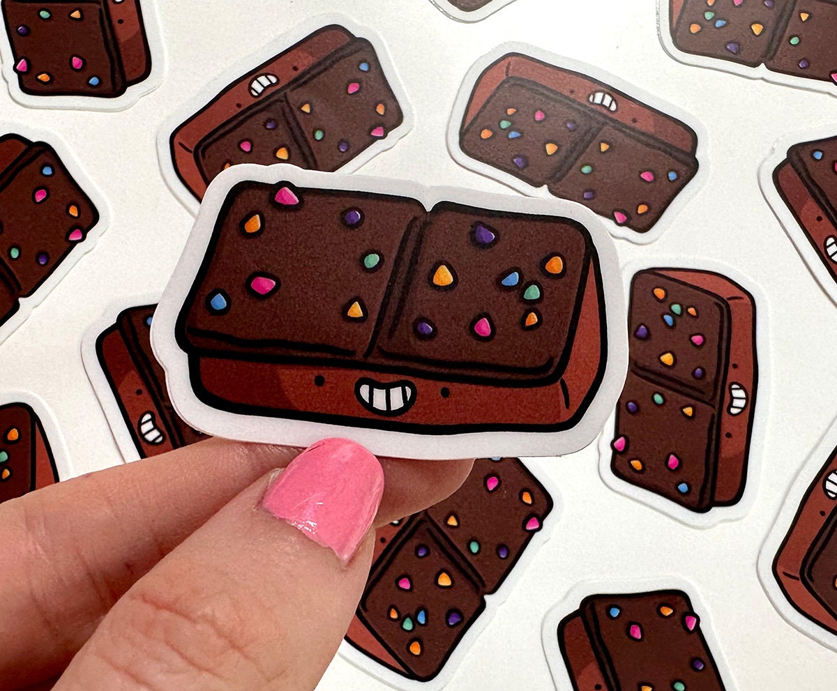 Outer Space Brownie Mini Sticker