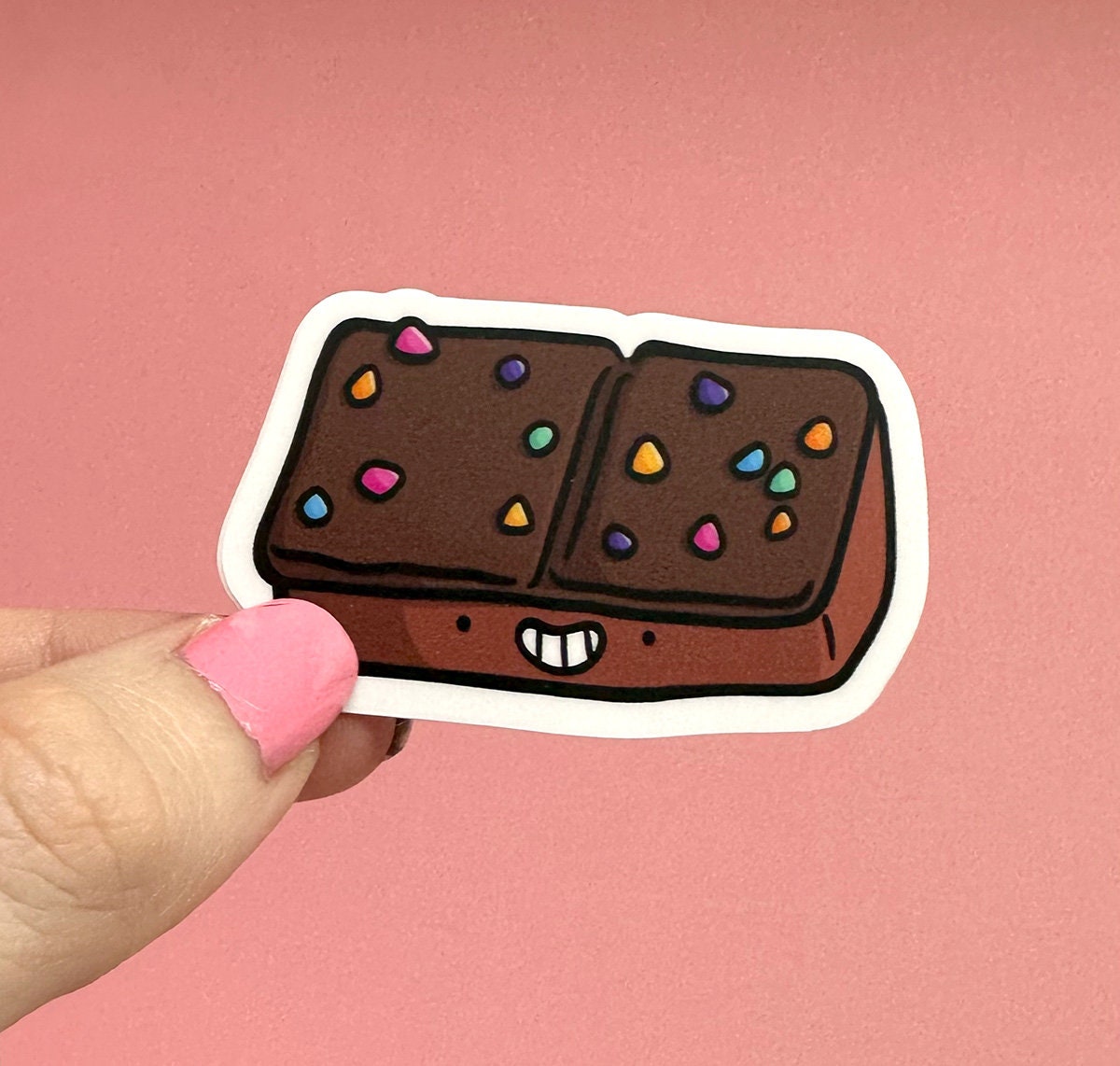 Outer Space Brownie Mini Sticker