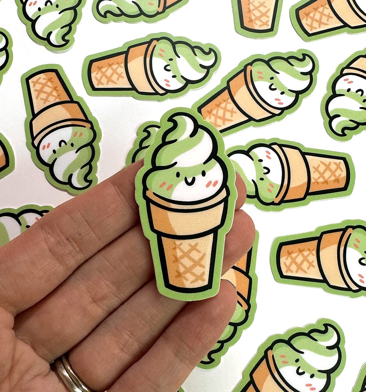 Matcha Twist Mini Sticker