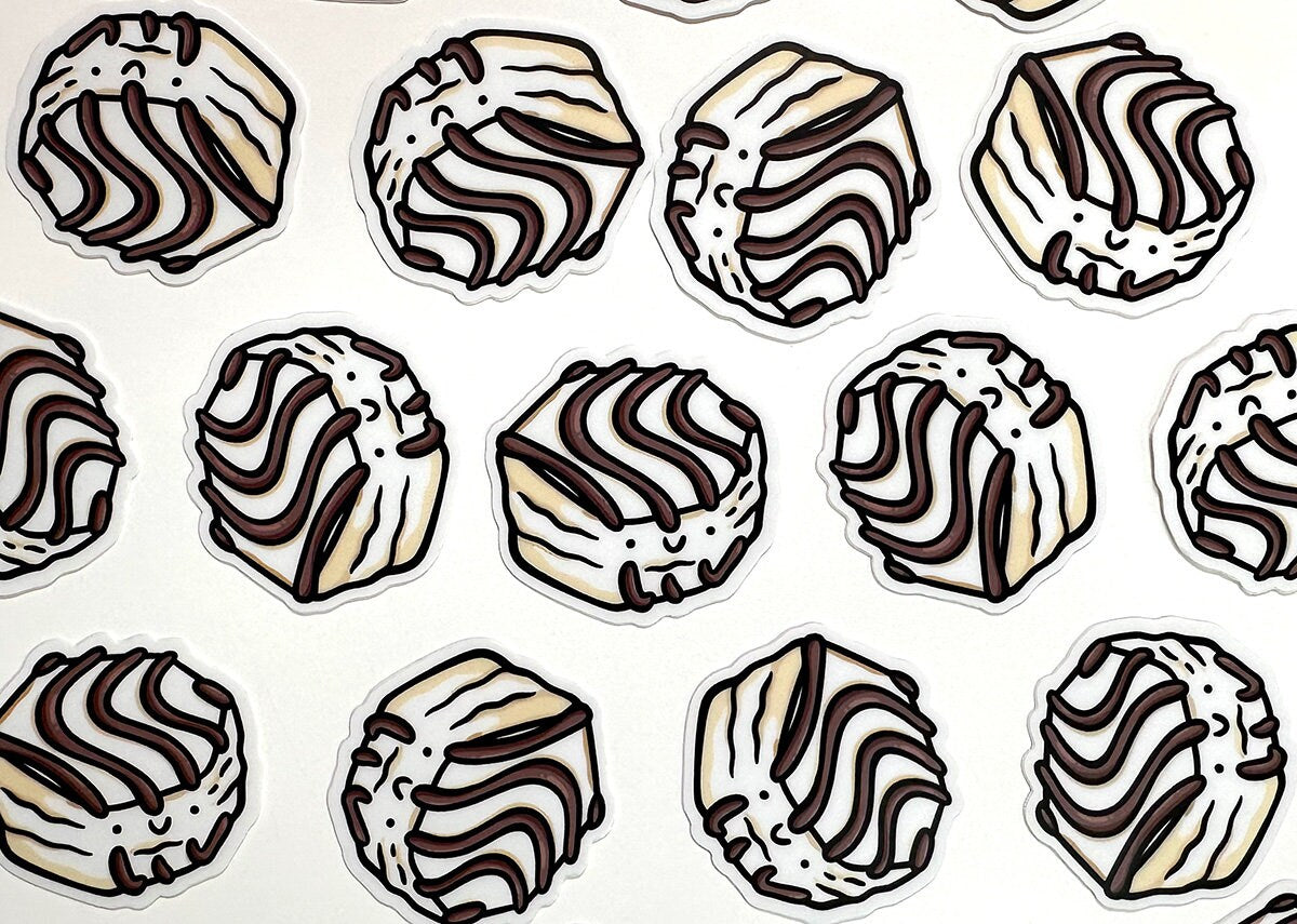 Zebra Treat Mini Sticker