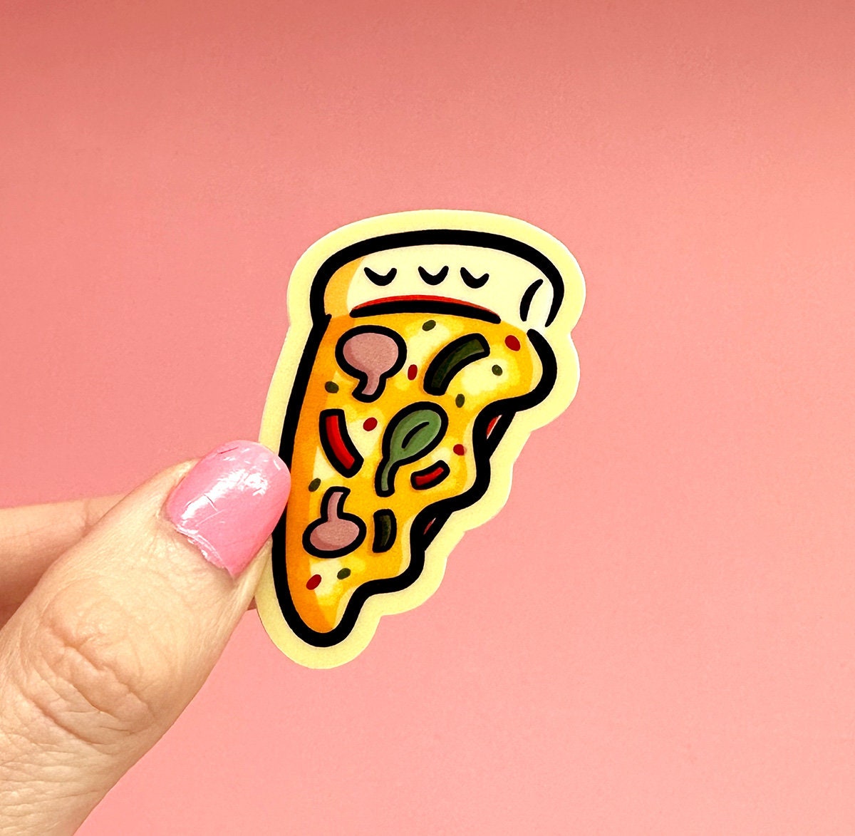 Veggie Pizza Mini Sticker