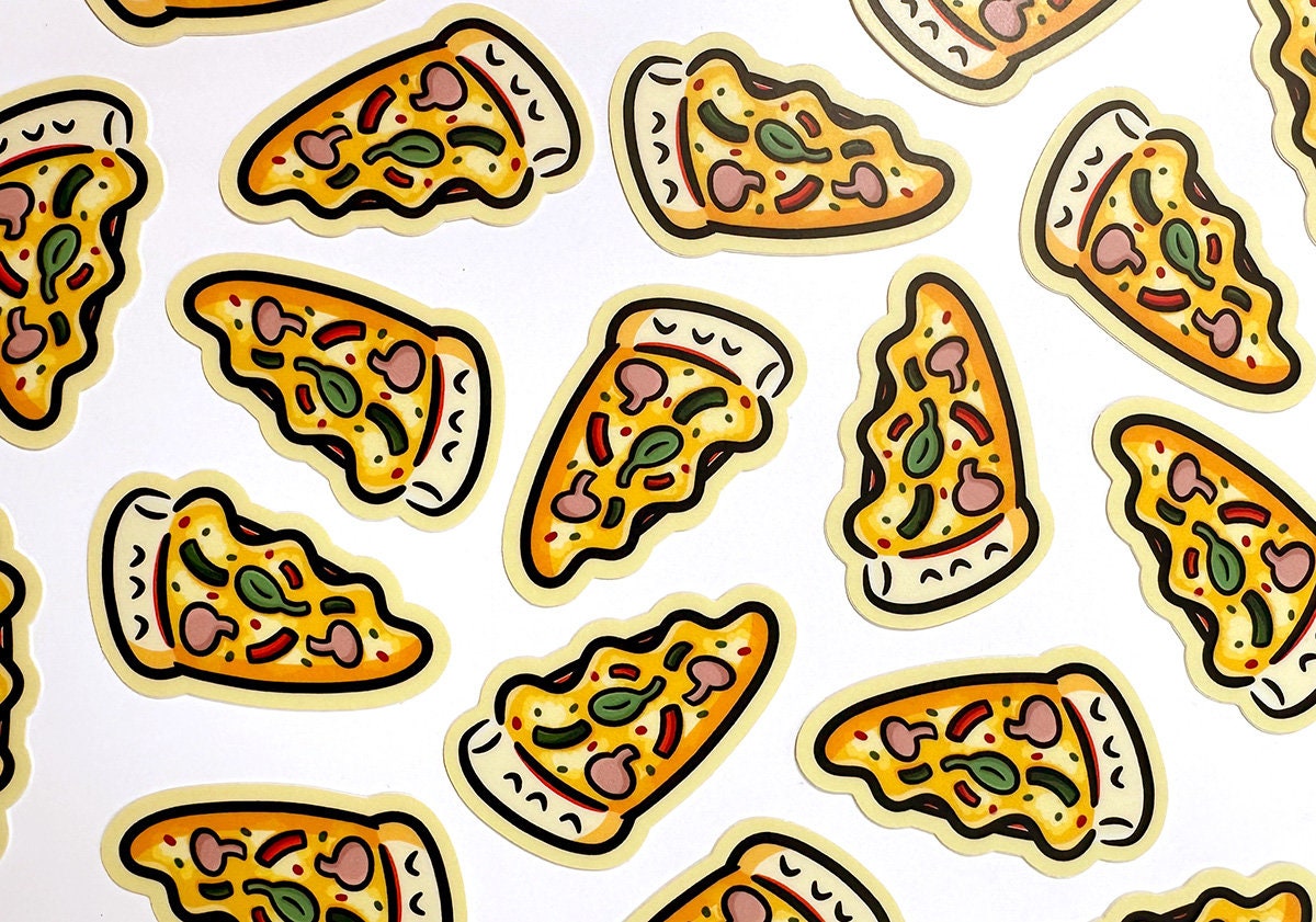 Veggie Pizza Mini Sticker
