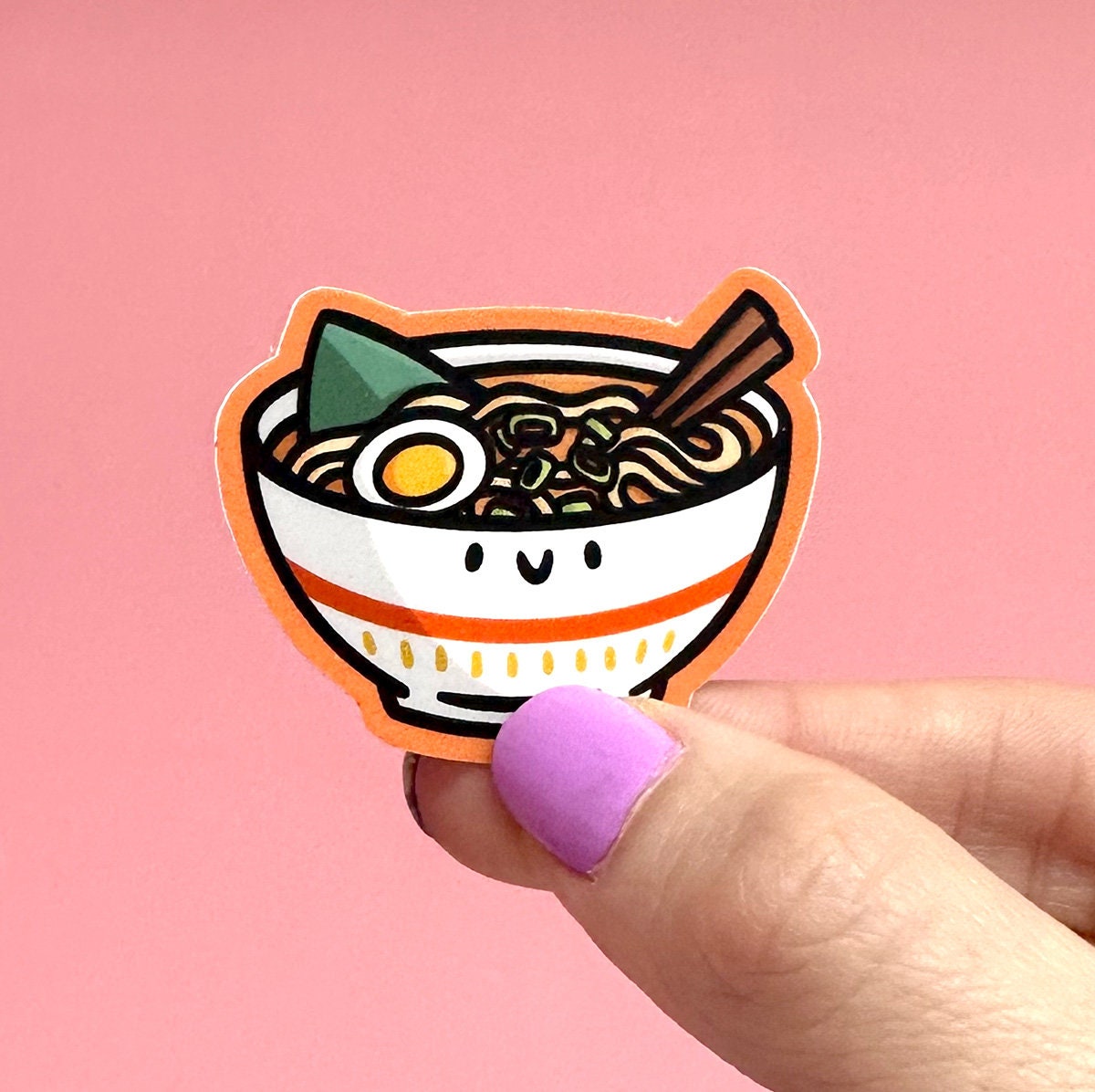 Ramen Mini Sticker (White Bowl)