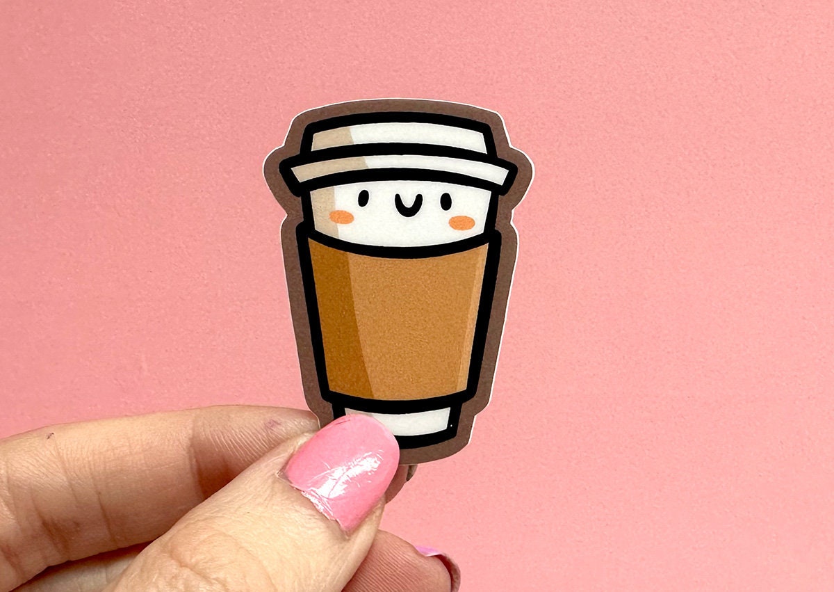 To-Go Coffee Cup Mini Sticker