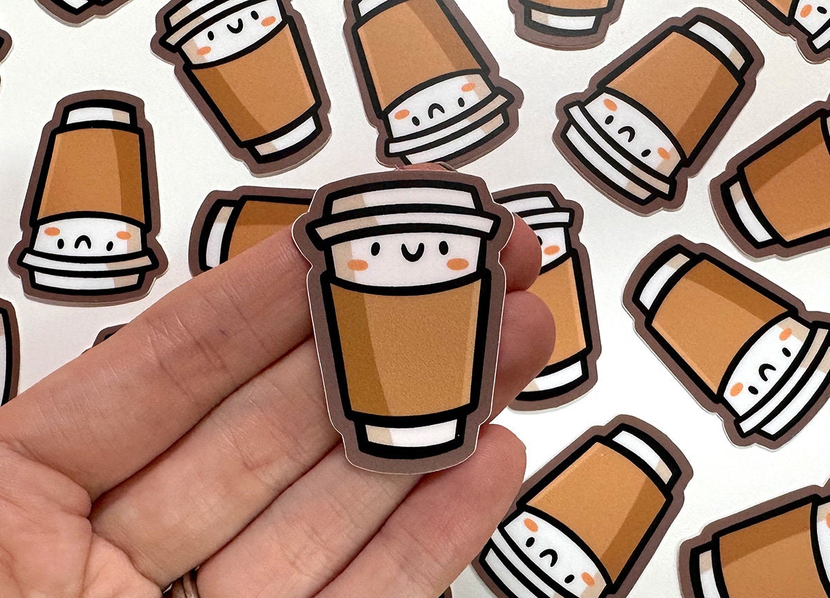 To-Go Coffee Cup Mini Sticker