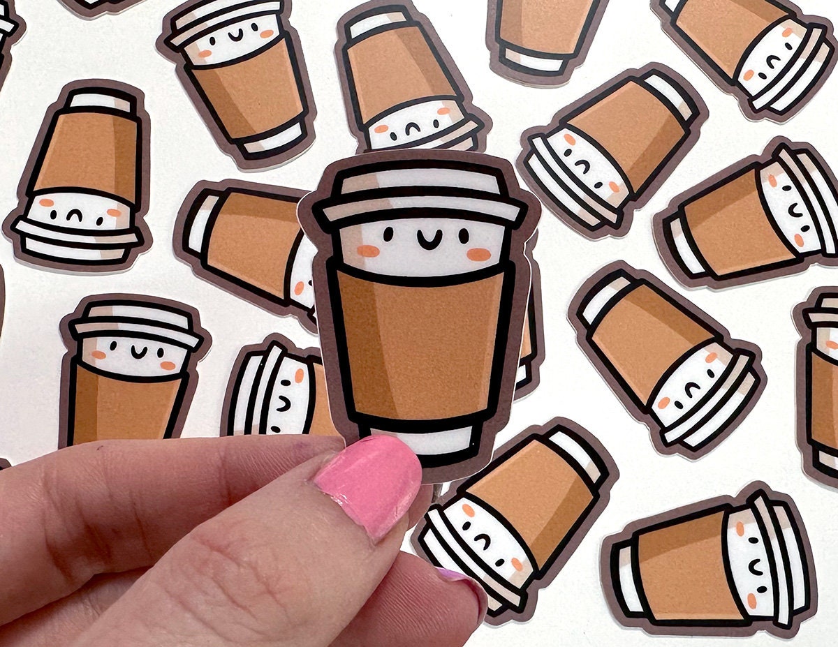 To-Go Coffee Cup Mini Sticker