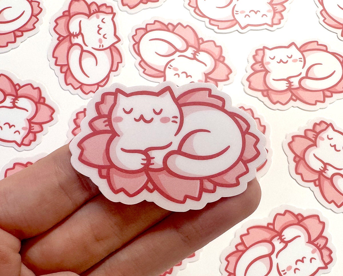 Sakura Kitty Mini Sticker