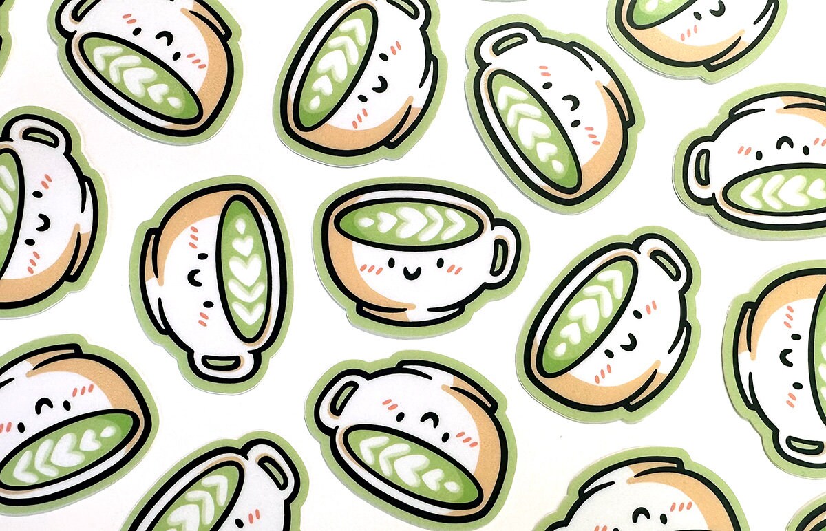 Matcha Latte Mini Sticker