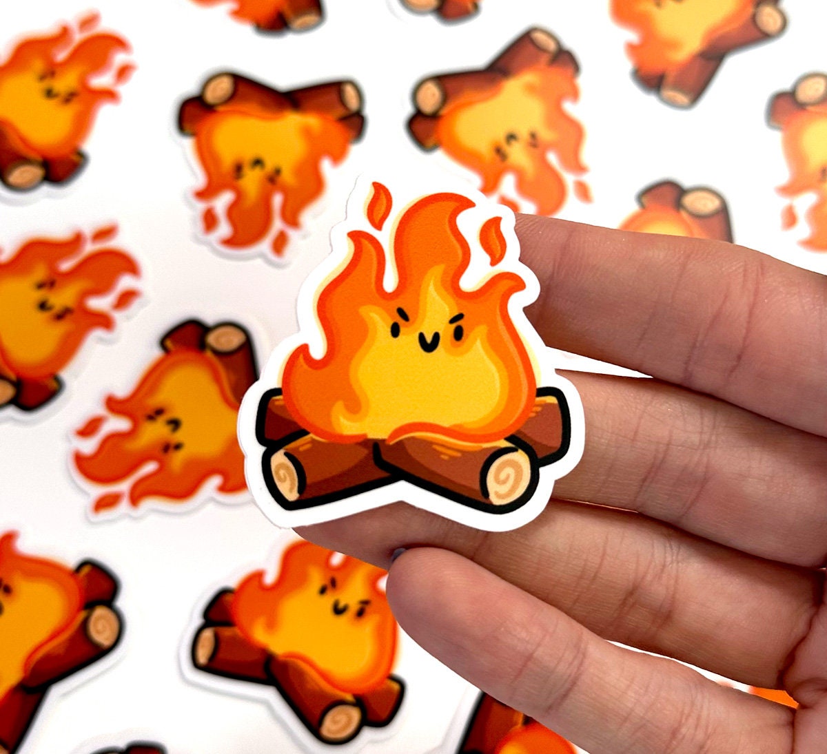 Campfire Mini Sticker