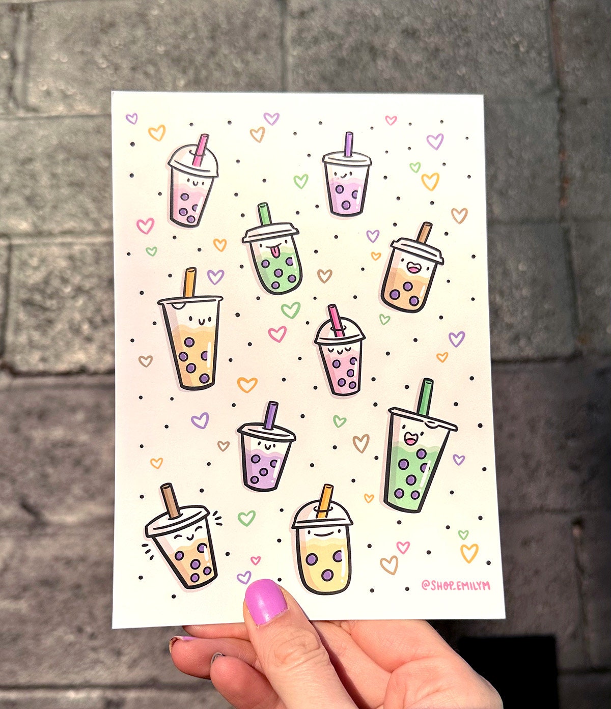 Bubble Tea Print