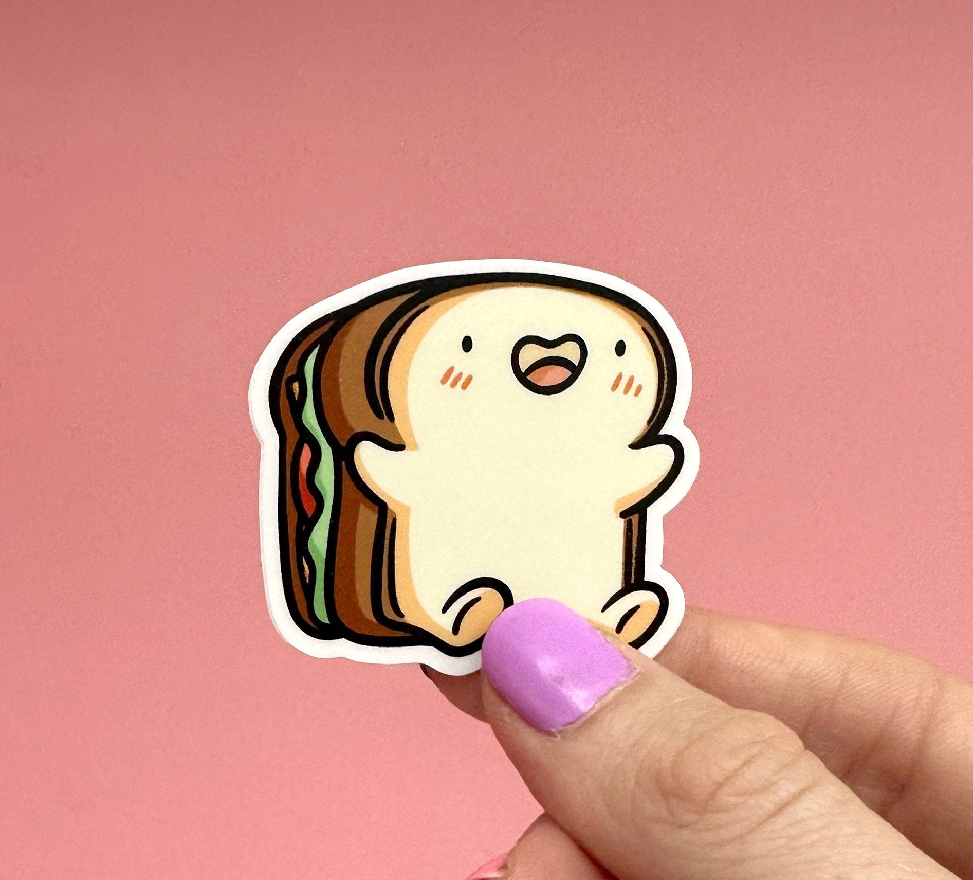 Sandwich Dude Mini Sticker