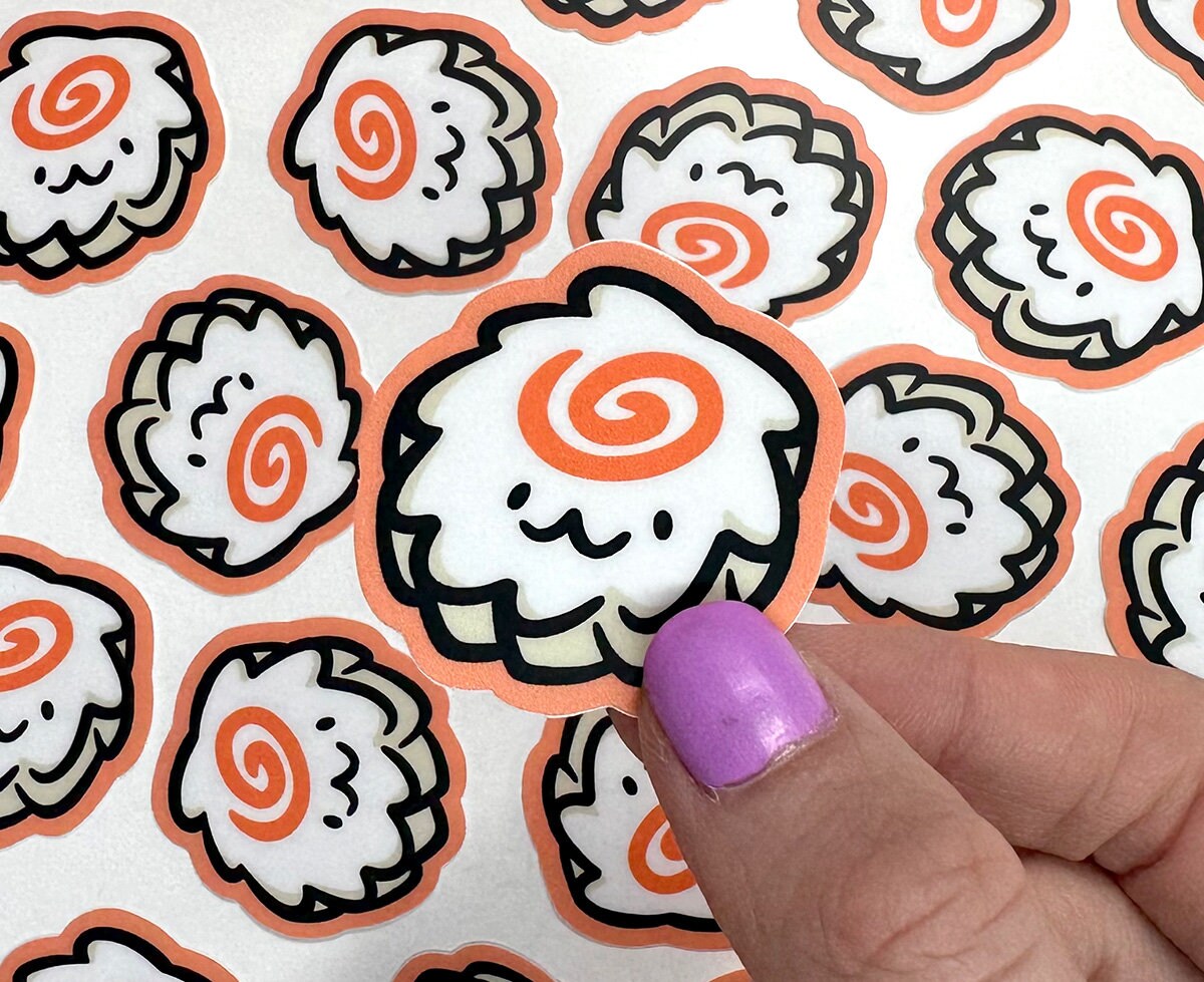 Narutomaki Fish Cake Mini Sticker