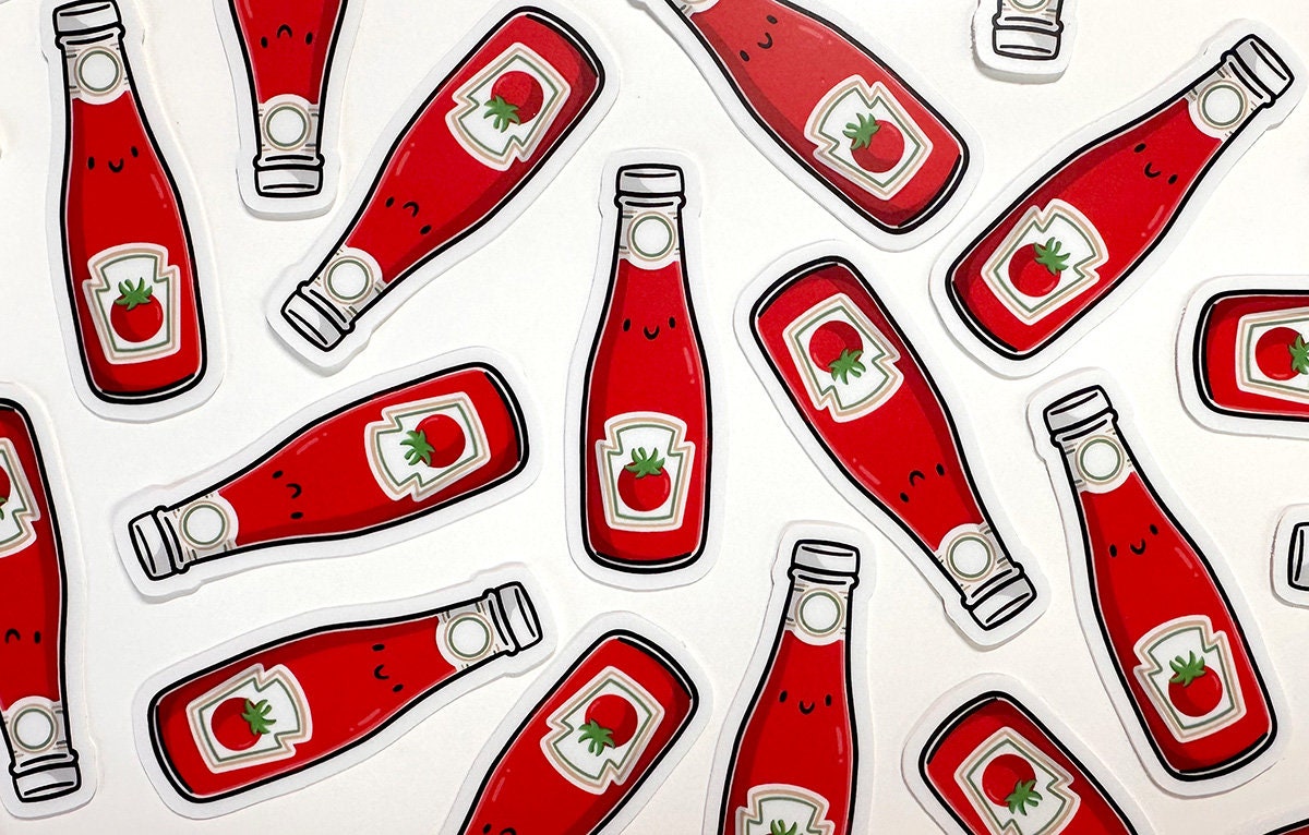 Ketchup Mini Sticker