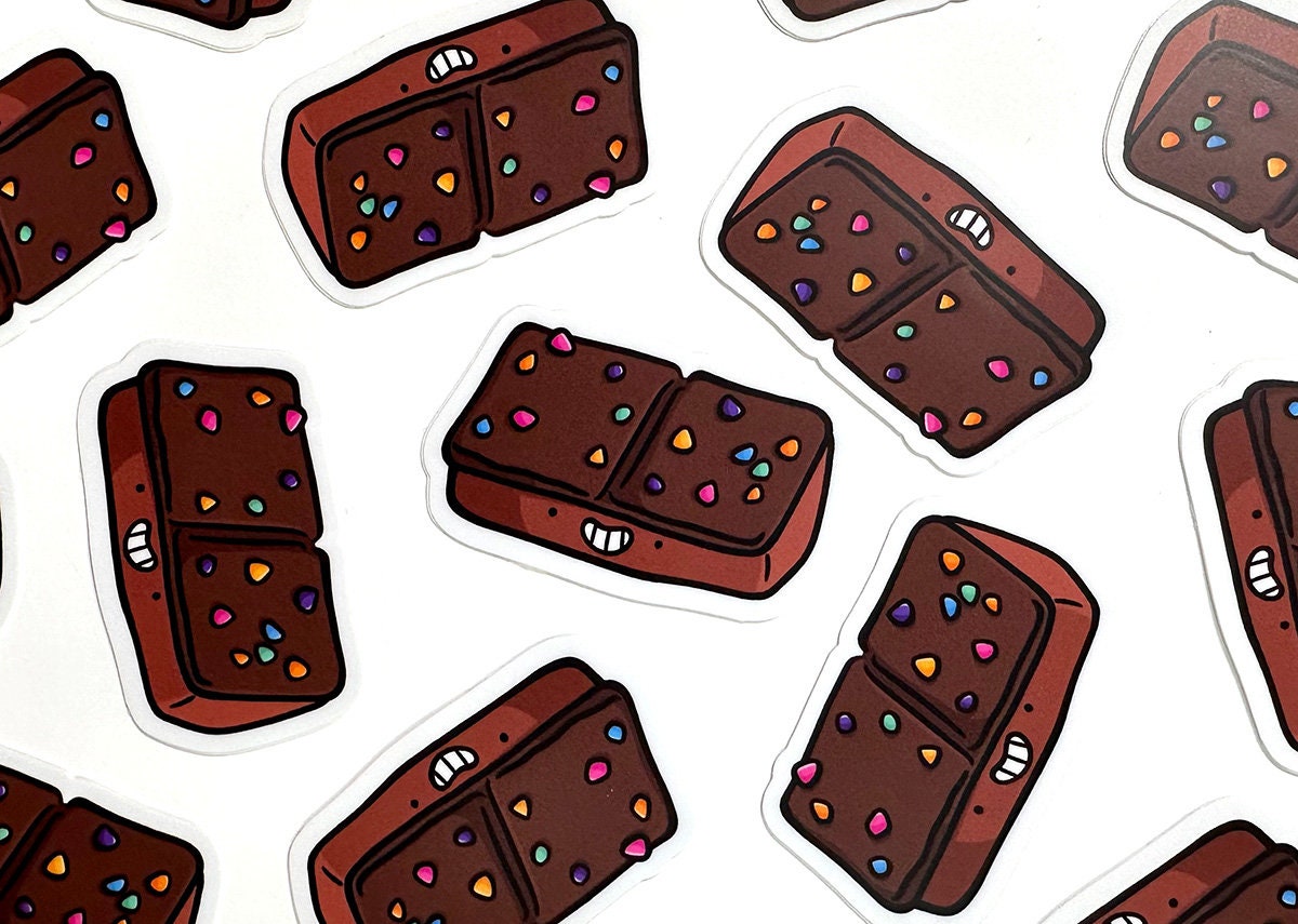 Outer Space Brownie Mini Sticker