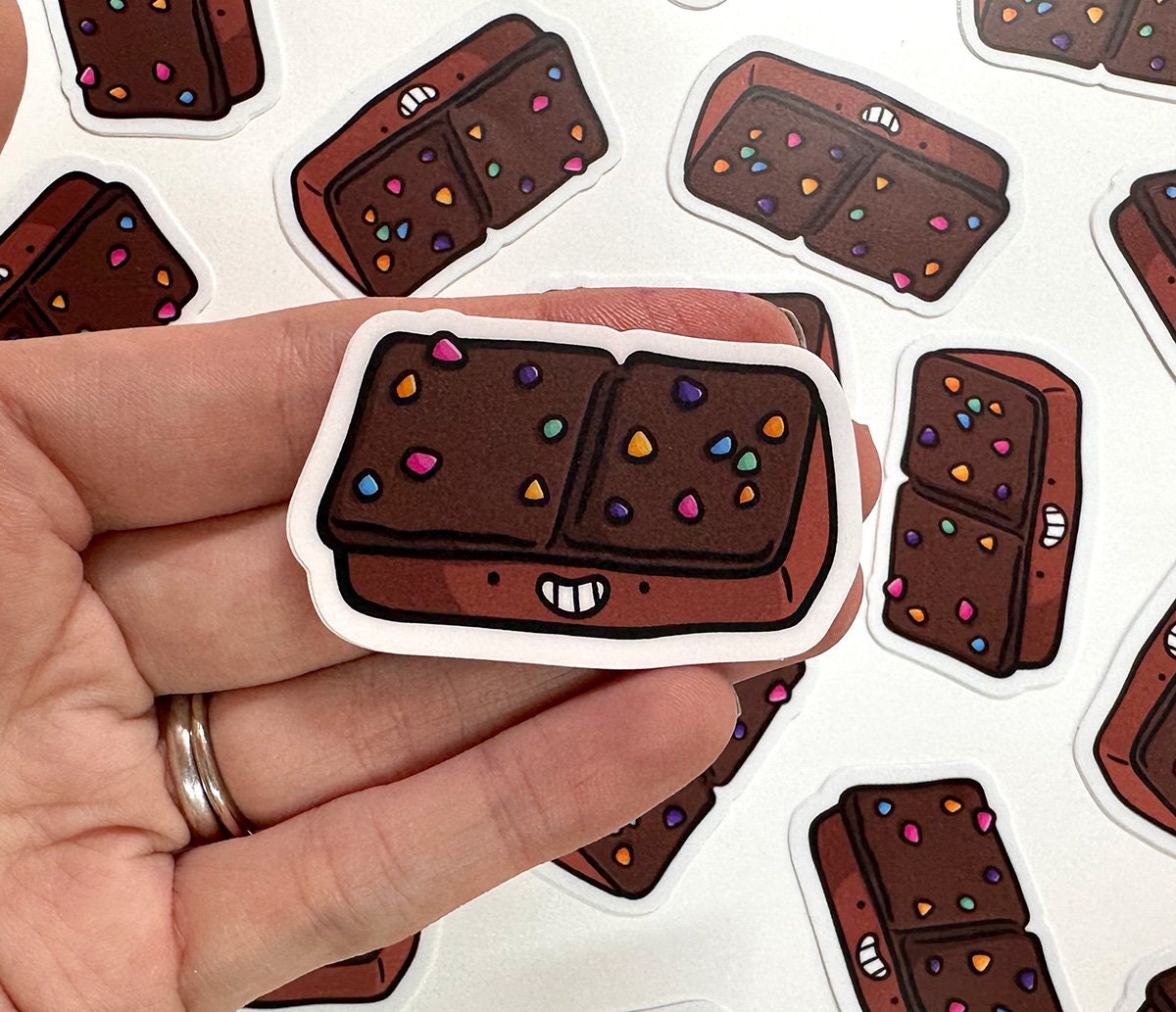Outer Space Brownie Mini Sticker