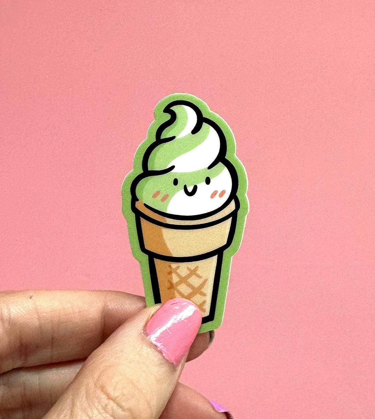 Matcha Twist Mini Sticker