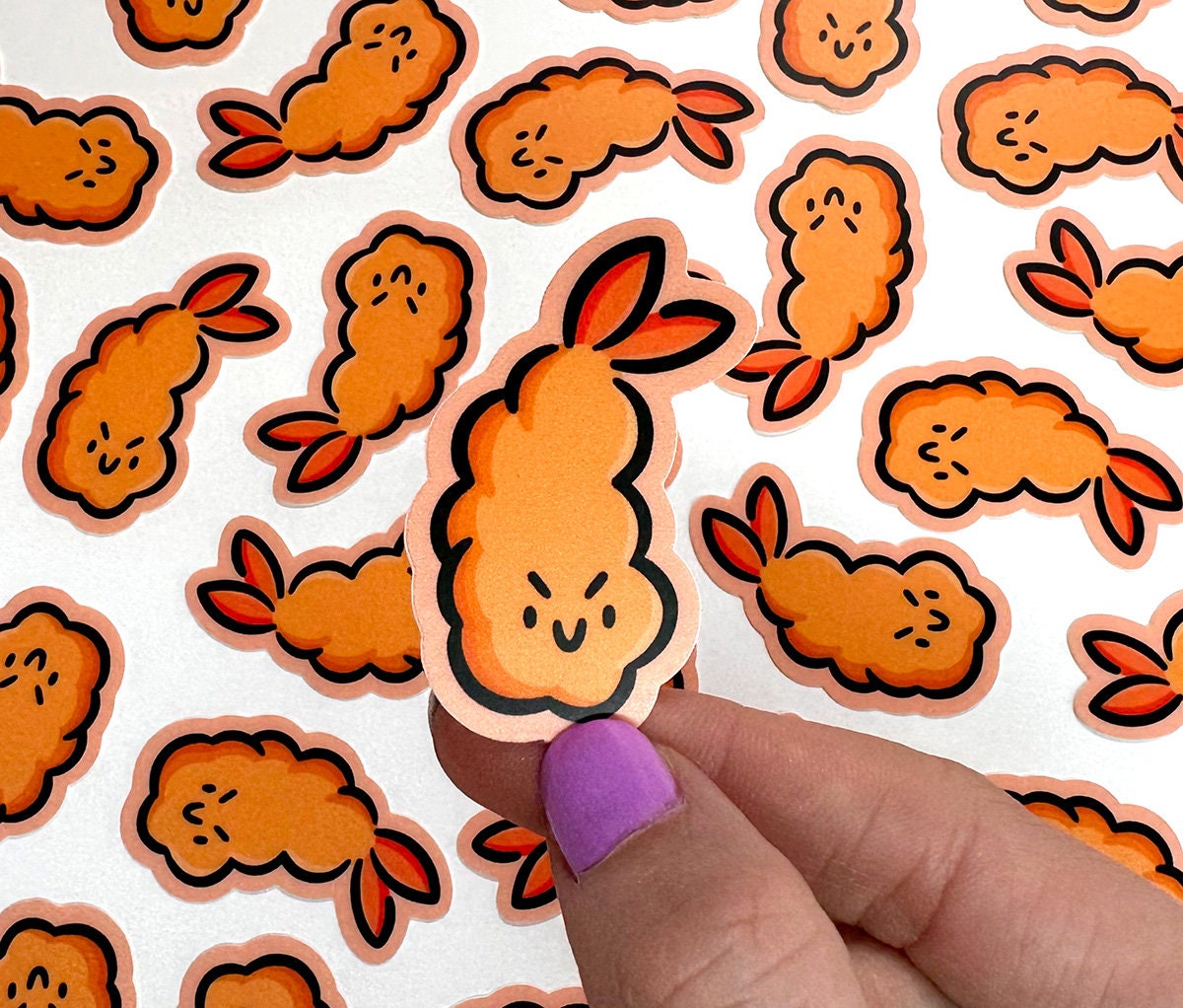 Shrimp Mini Sticker