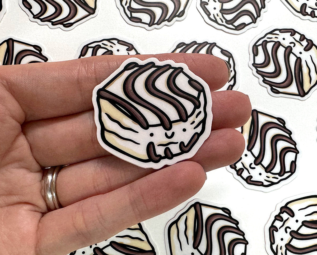 Zebra Treat Mini Sticker