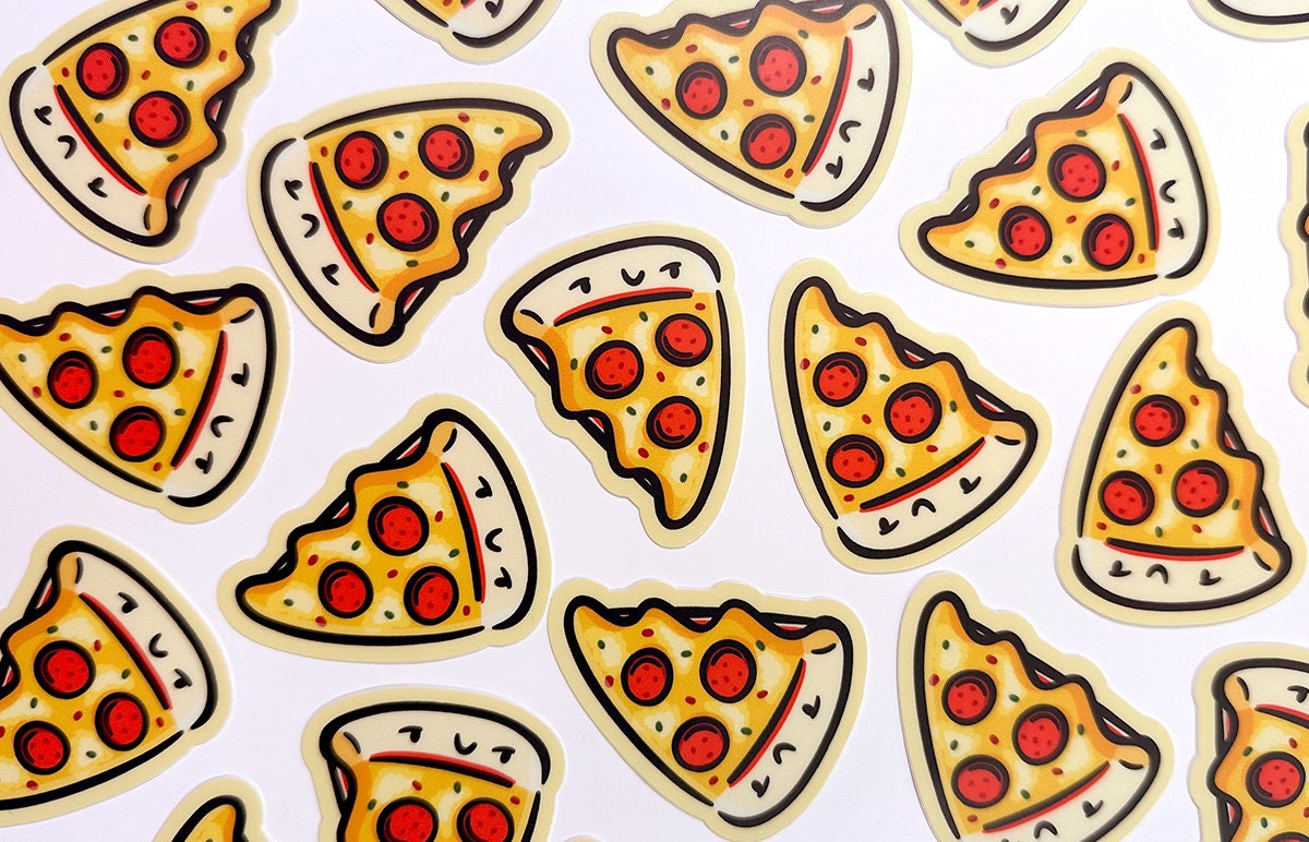 Pepperoni Pizza Mini Sticker