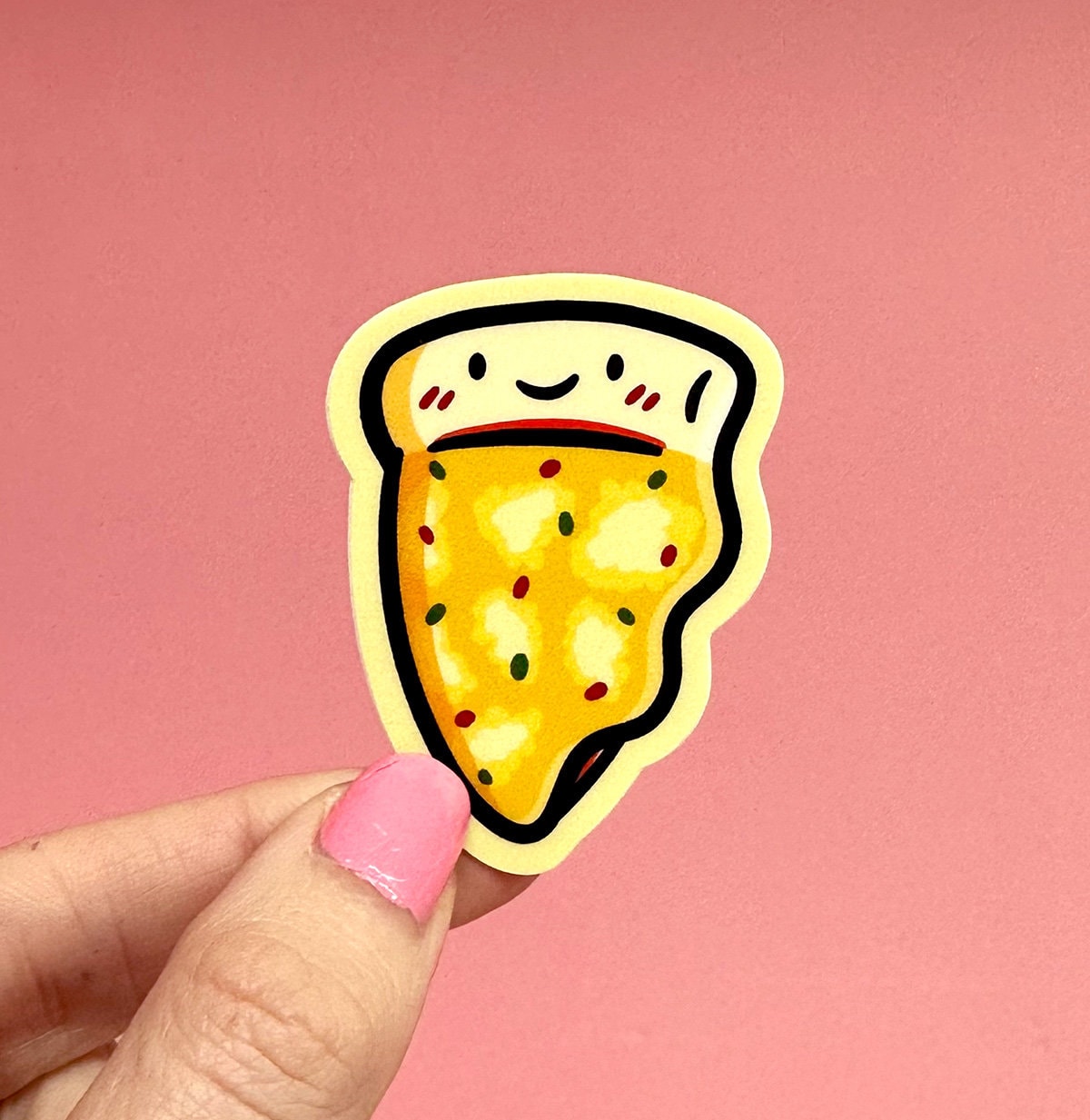Cheese Pizza Mini Sticker