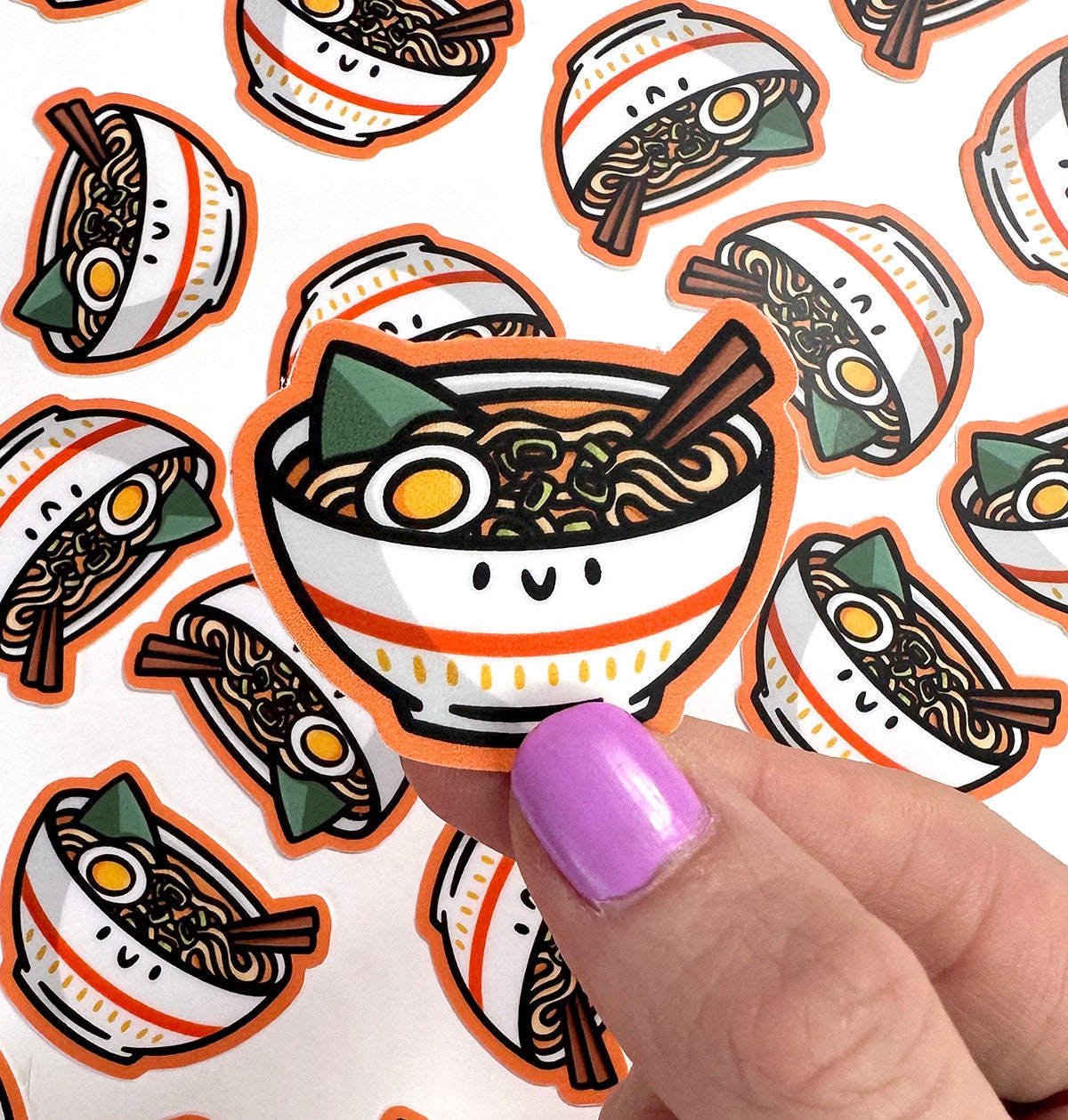 Ramen Mini Sticker (White Bowl)