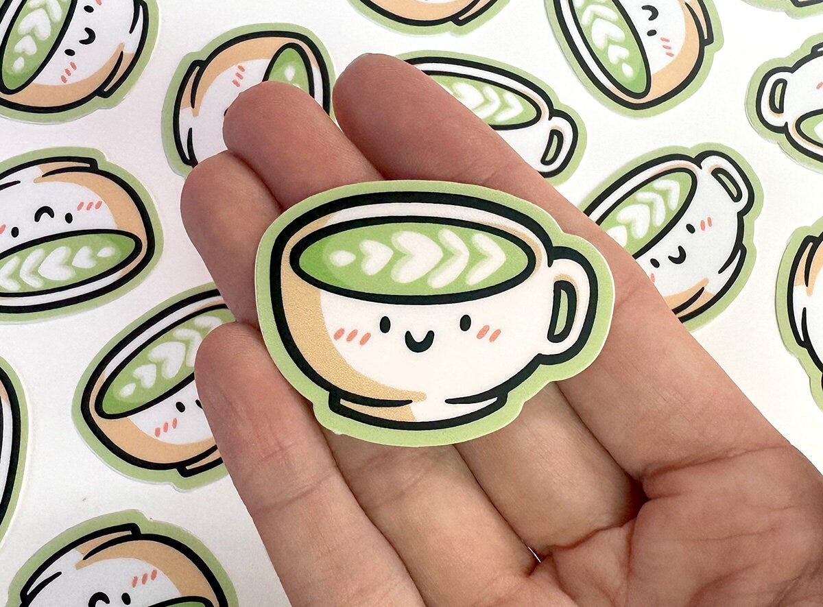 Matcha Latte Mini Sticker