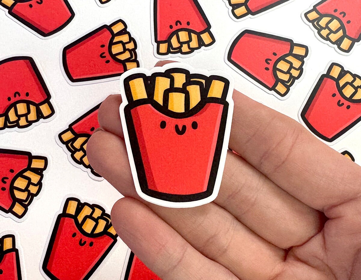 French Fries Mini Sticker