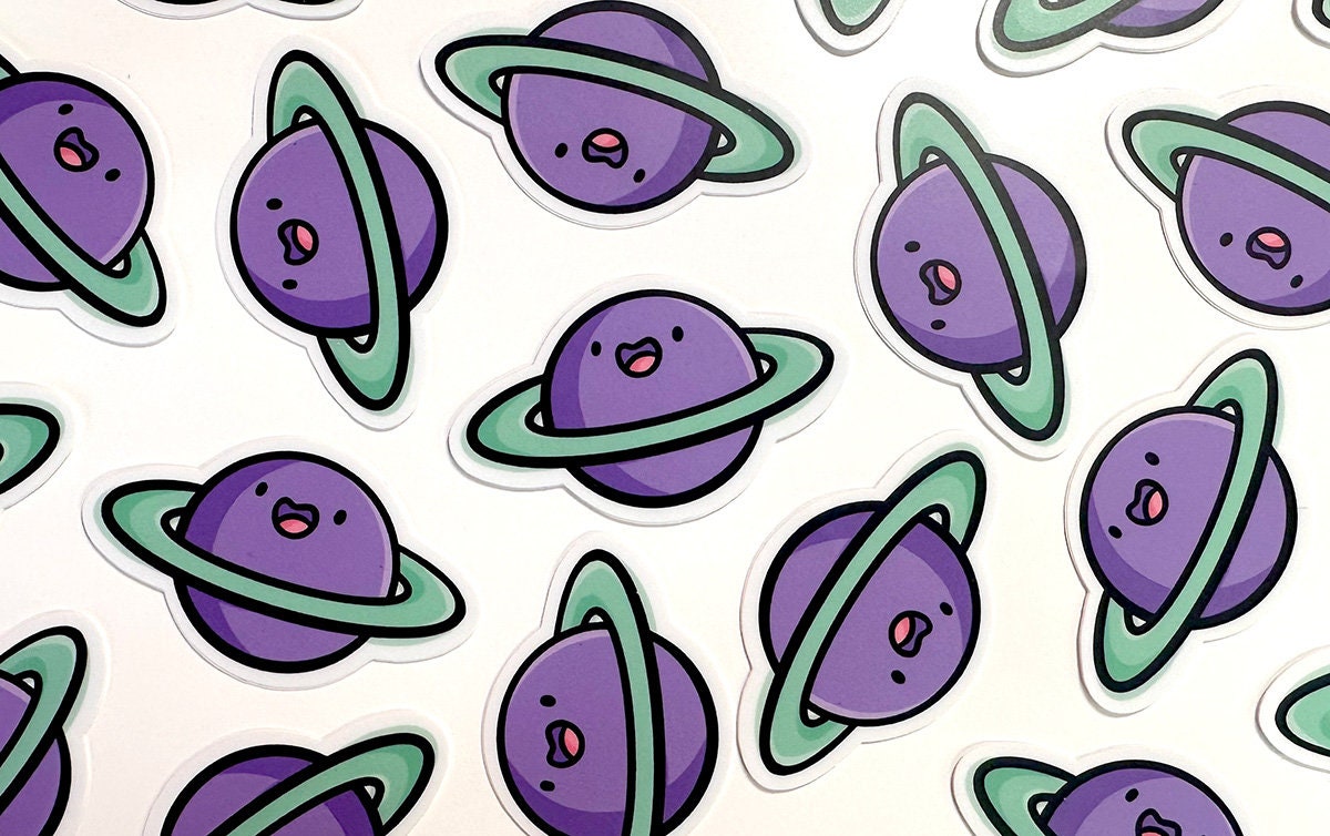 Saturn Mini Sticker