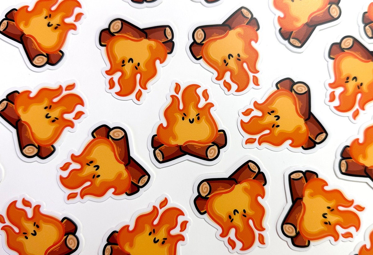 Campfire Mini Sticker