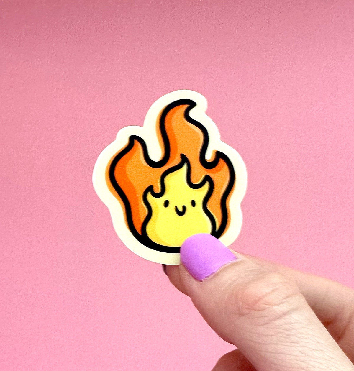 Flame Mini Sticker