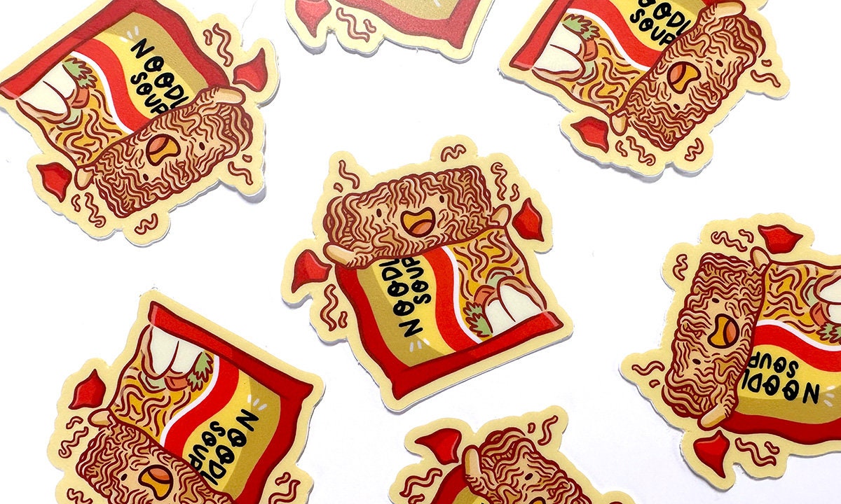 Instant Ramen Mini Sticker