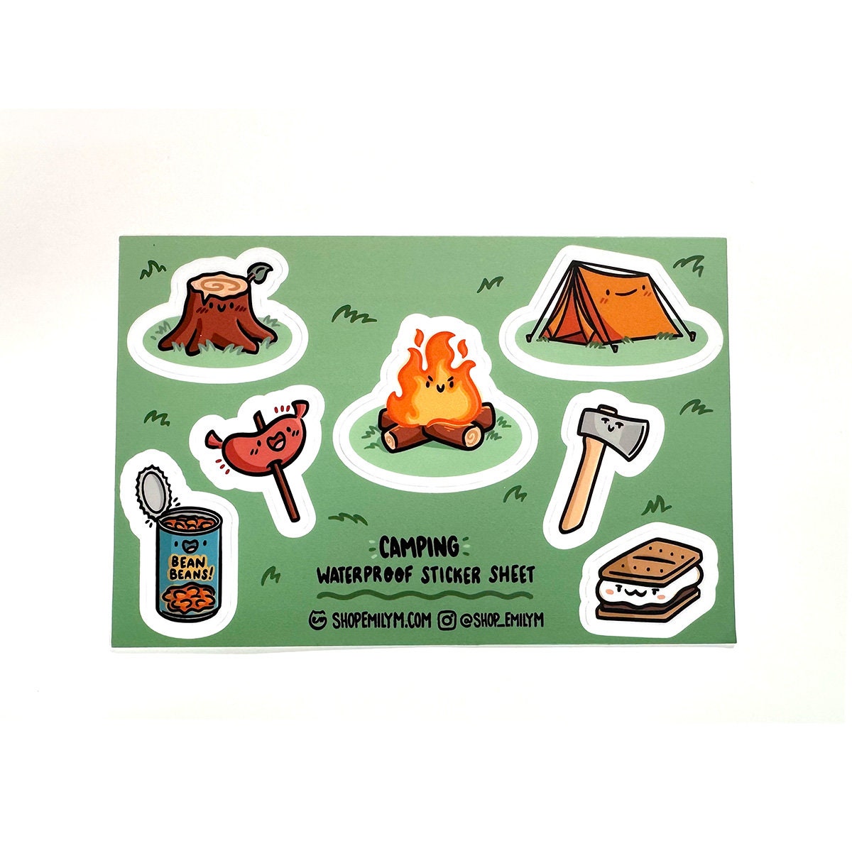 Camping Sticker Sheet