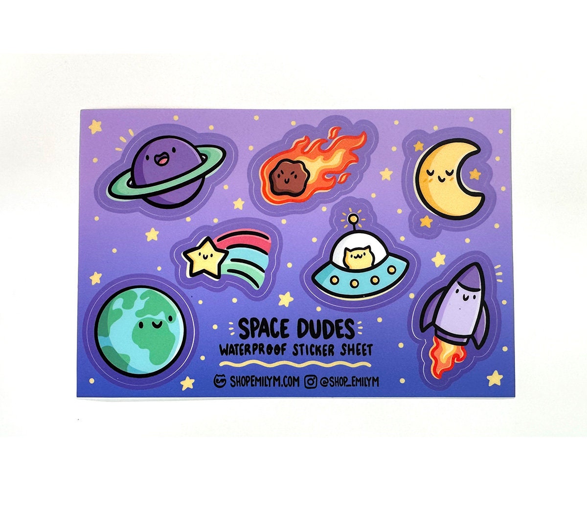 Outer Space Sticker Sheet