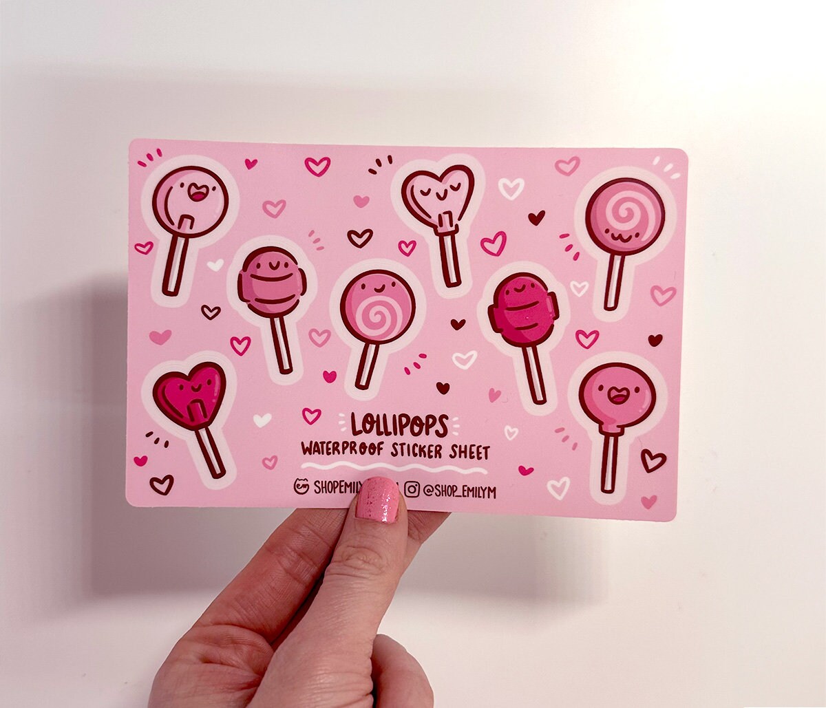 Lollipops Sticker Sheet