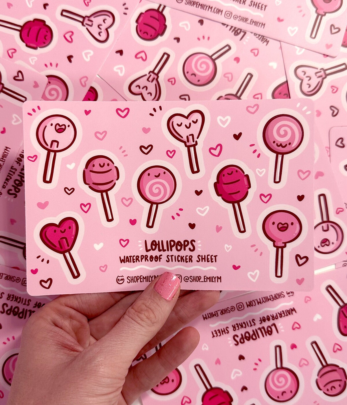 Lollipops Sticker Sheet