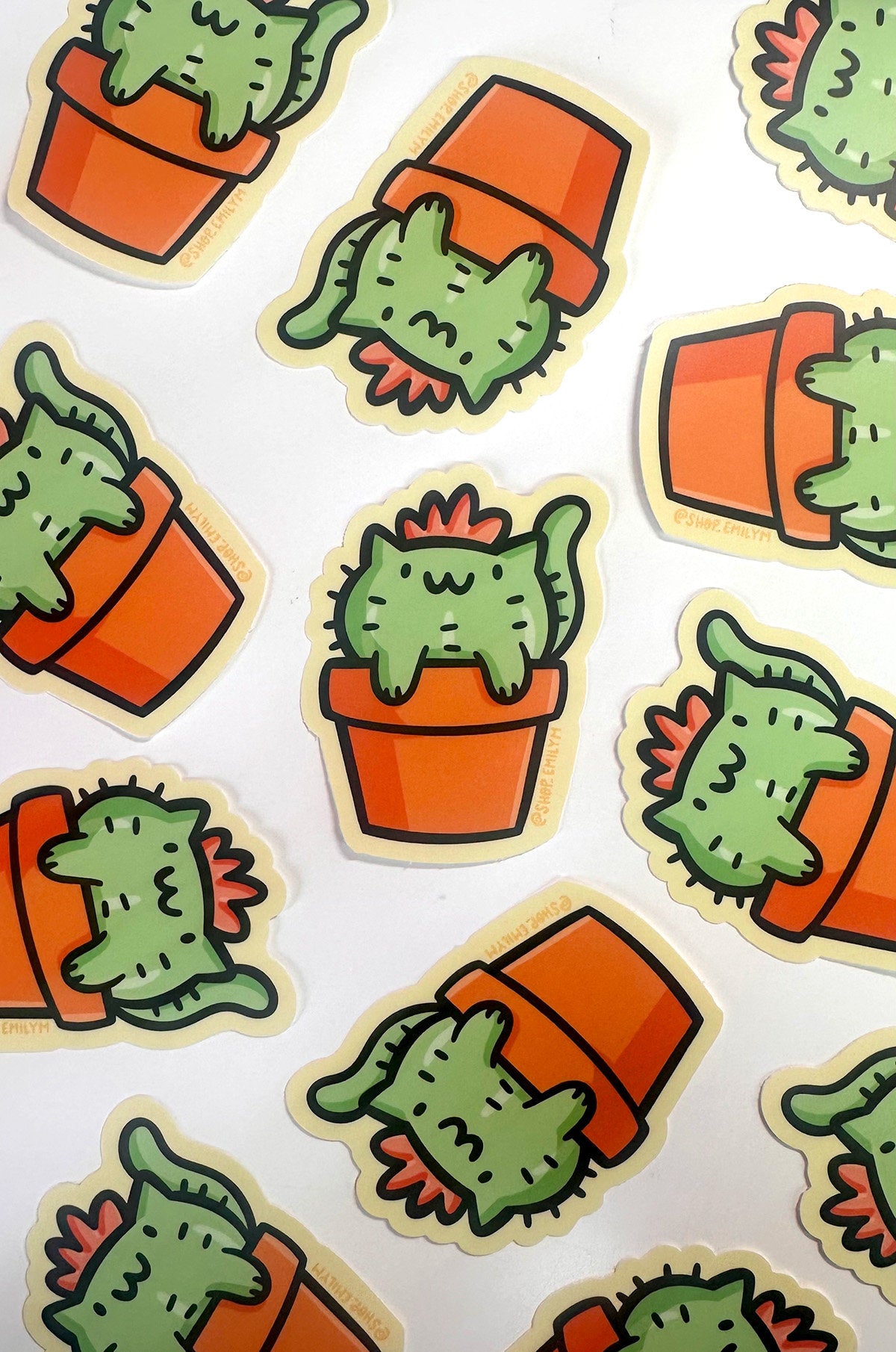 Cactus Cat Sticker