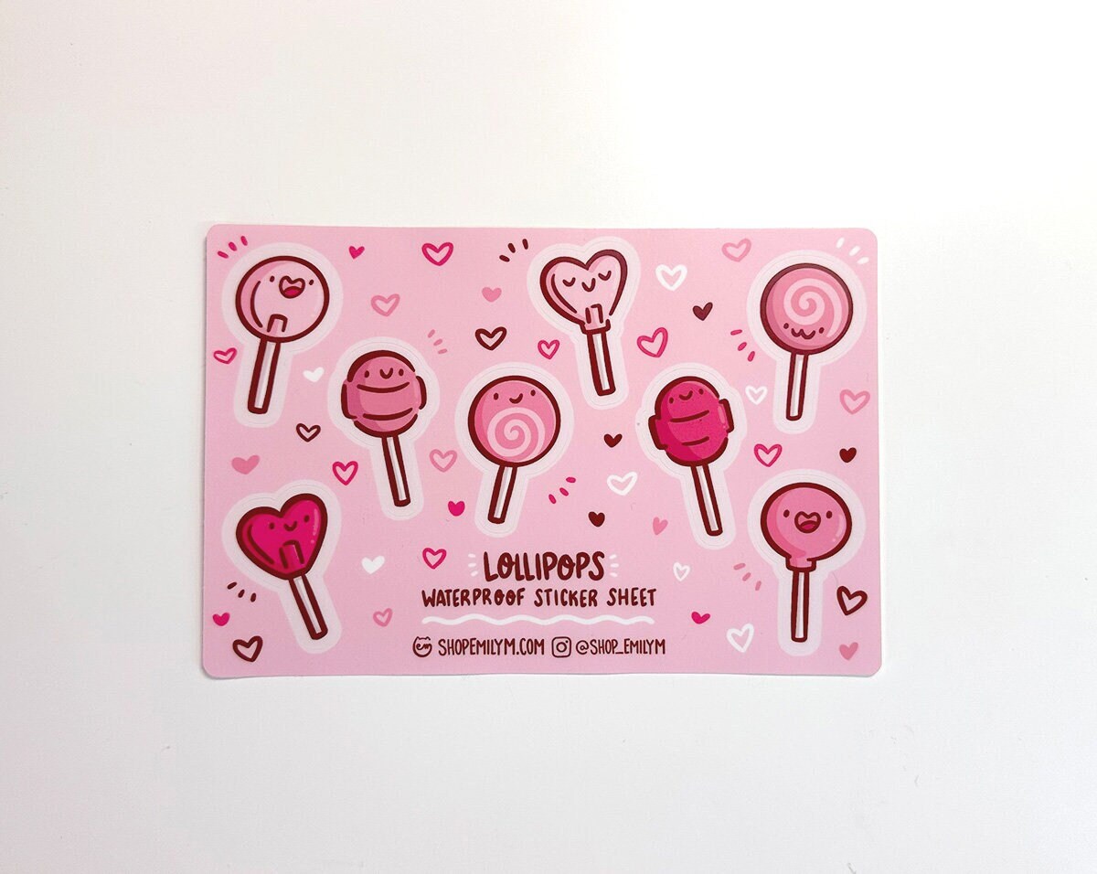 Lollipops Sticker Sheet