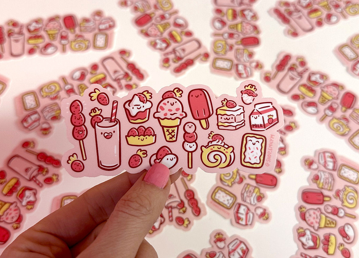 Strawberry Treats Sticker