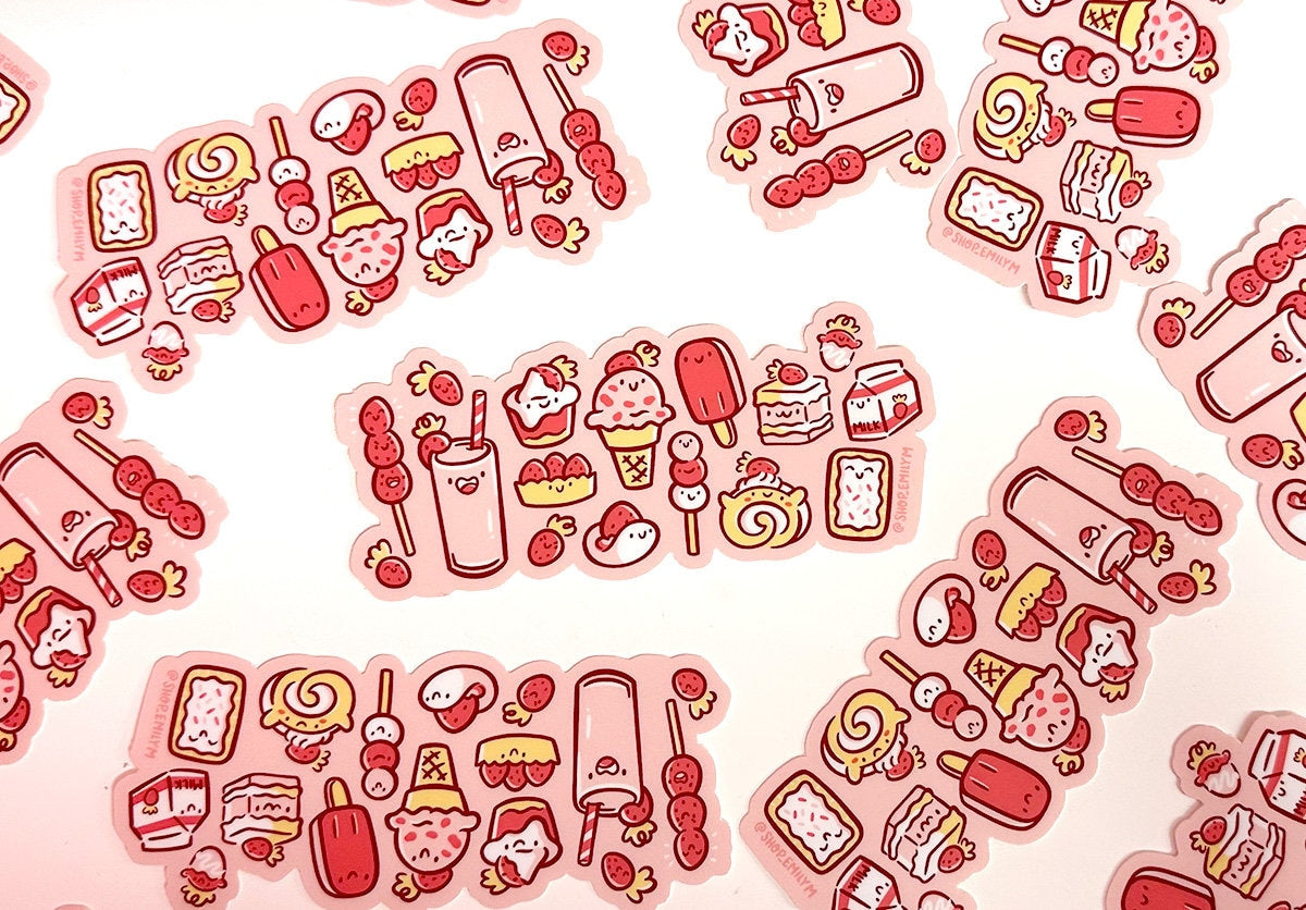 Strawberry Treats Sticker