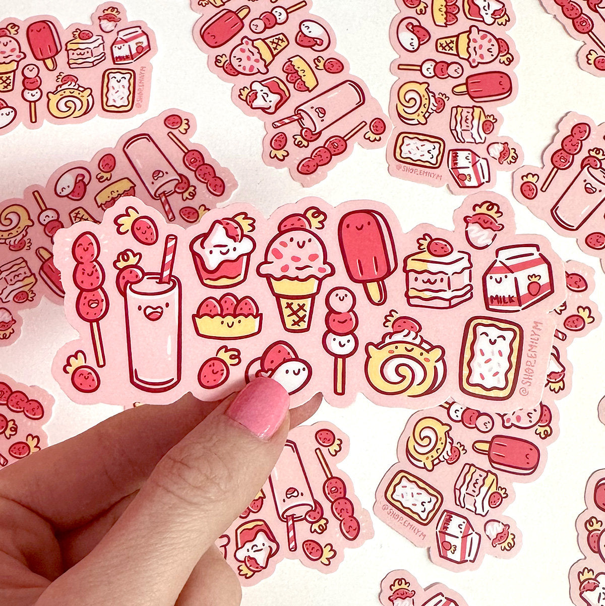 Strawberry Treats Sticker