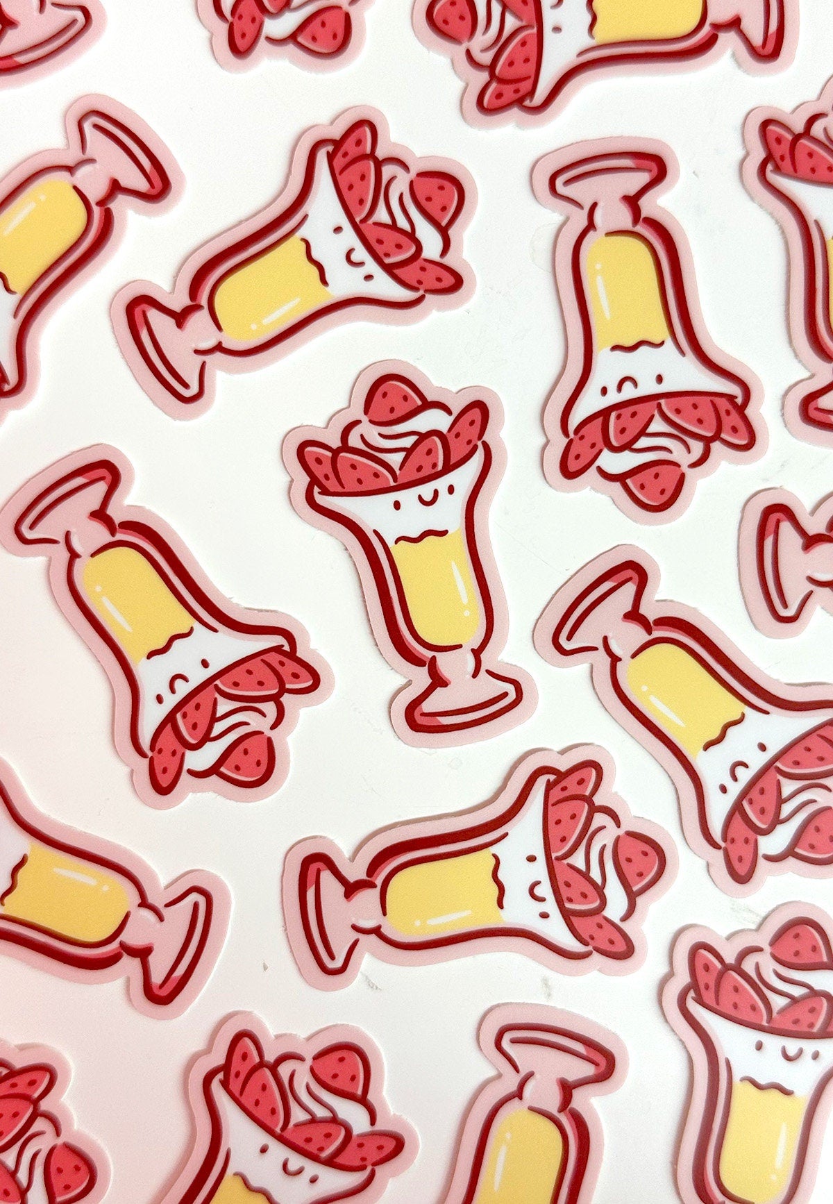 Strawberry Parfait Mini Sticker