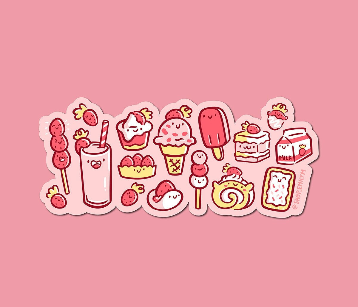 Strawberry Treats Sticker