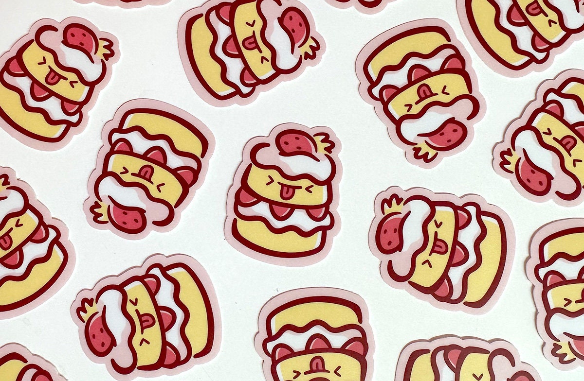Strawberry Shortcake Mini Sticker