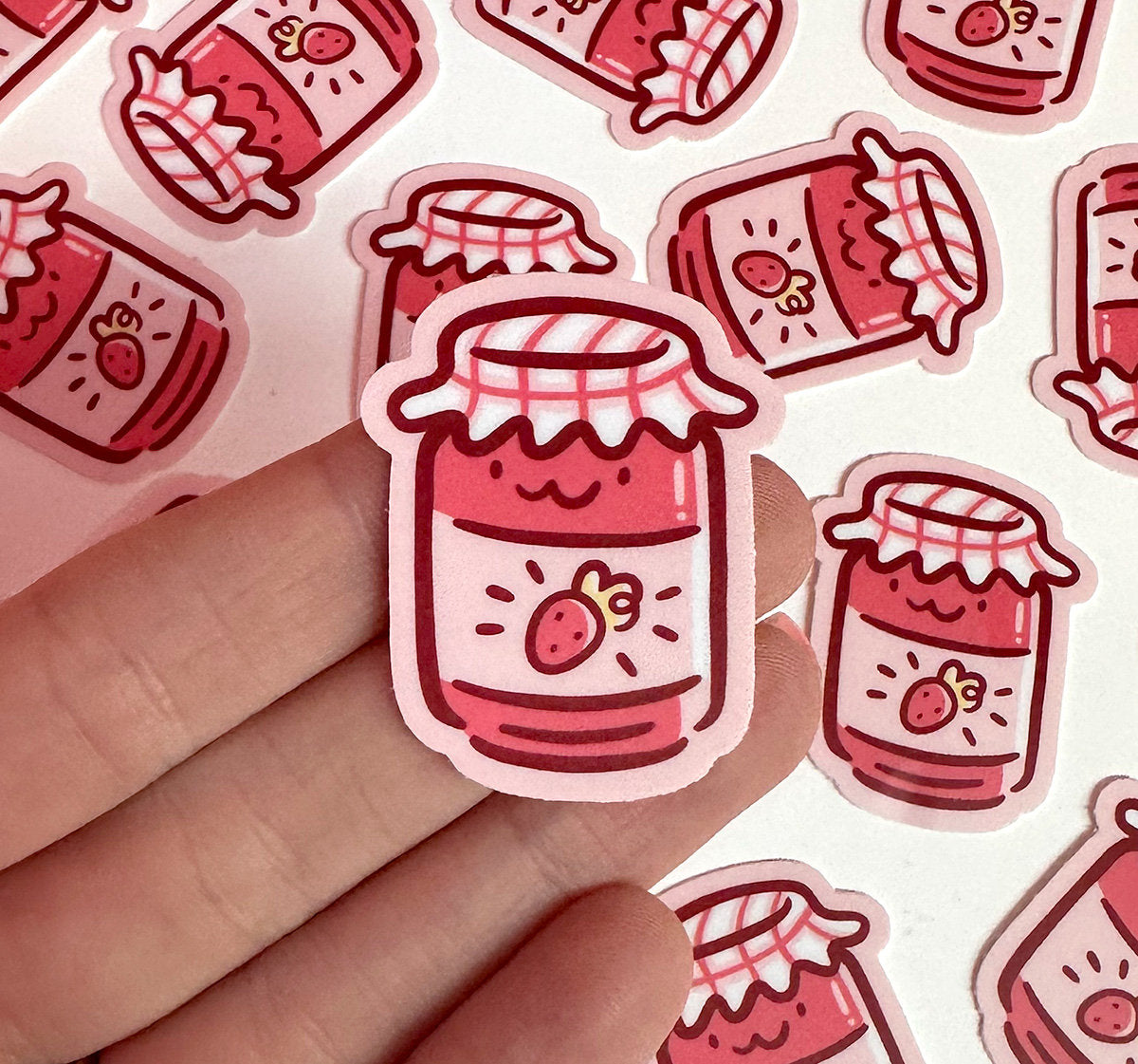 Strawberry Jam Mini Sticker