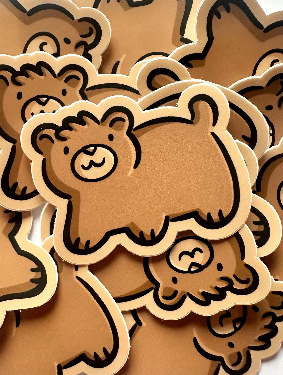 Brown Bear Mini Sticker