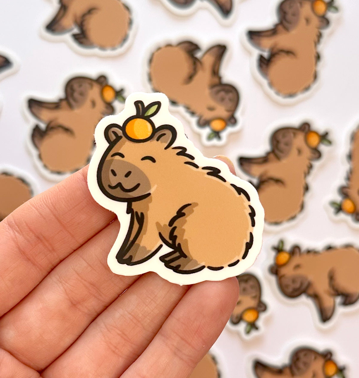 Capybara Mini Sticker
