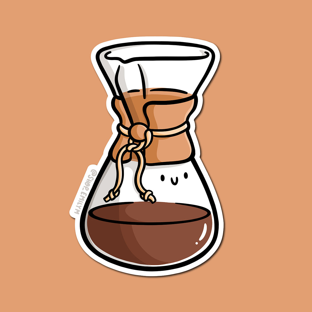Pour Over Coffee Sticker